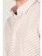 Slim Fit Uzun Kol Poplin Baskılı Garnili Erkek Gömlek 3