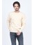 Erkek Bisiklet Yaka Sweatshirt 62422106 Bej 1