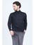 Erkek Yarım Balıkçı Triko Yün Kazak 4533120 Lacivert 3