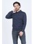 Erkek Desenli Polo Yaka Triko Sweat 6782273 Indigo 3