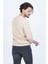 Erkek Bisiklet Yaka Sweatshirt 6240101 Bej 5