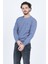 Erkek Bisiklet Yaka Sweatshirt 6240101 Indigo 3