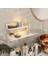 Banyo Rafı Banyo Düzenleyici Organizer Siyah Metal Tasarım 2'li Set 2