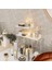 Banyo Rafı Banyo Düzenleyici Organizer Siyah Metal Tasarım 2'li Set 4