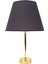 Modern Abajur Füme Gold Kaplama Metal Ayak 1