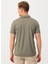 Cep Detaylı Desenli Haki Polo T-Shirt 4