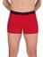 3 Adet Erkek 440676 Modal Likralı Esnek Erkek Boxer Kırmızı 1