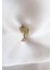 Cerrahi Çelik, Zirkon Taşlı Taşlı Muz Piercing/Rook Piercing/kaş Piercing- Bar 8mm-1 adet 2