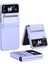 Samsung Galaxy Z Flip 3 Menteşe Cilt Hissi Cep Telefonu Kılıfları (Yurt Dışından) 5