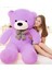 130 cm Papyonlu Sevimli Peluş Ayı - Sevgiliye Özel Hediye 2