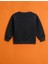 Baskılı Sweatshirt Bisiklet Yaka Uzun Kollu 1