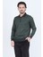 Erkek Polo Yaka Yün Kazak 6091903 Yeşil 1