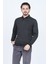 Erkek Desenli Polo Yaka Triko Sweat 6782254 Siyah 1