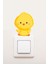 Sevimli Civciv Dekoratif Priz Sticker 1