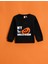 Koton Balkabağı Baskılı Sweatshirt Bisiklet Yaka Uzun Kollu 1
