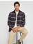 Check Plaid Shirt Neck Detailed 1