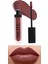 Mattemoist Lipgloss Yarı Mat Saten Bitişli Likit Ruj 415 Shy Berry - Bordo 1