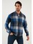 Regular Fit Ekose Desenli Pamuklu Oduncu Gömlek Erkek Gömlek 5896602 1