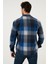 Regular Fit Ekose Desenli Pamuklu Oduncu Gömlek Erkek Gömlek 5896602 5