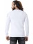 Cipo & Baxx CL515 Kartal Desenli Beyaz Kalın Sweatshirt 3