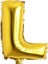 L Harfi Gold Folyo Balon 1