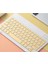 Bluetooh Wıreless Keyboard Sarı Ingilizce Q Kablosuz Klavye BK3002 2