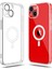 Apple iPhone 14 Kılıf Sert Transparan Arka Kamera Korumalı Porto 1