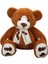 Oturan Atkılı Peluş Ayı 60 Cm. - Kahverengi 1