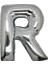 R Harf Gümüş Folyo Balon 1