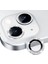 Apple iPhone 11/12/12 Mini Taşlı Silver Kamera Koruyucu 1