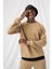 Erkek Vibe Oversize Bej Sweatshirt 2