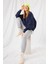 Kadın Vibe Oversize Lacivert Sweatshirt 2