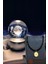 Satürn Temalı Işıklı 3D LED Işıklı Cam Küre ve Papatya Kolye 1