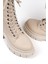 Kadın 466 -Bj Bej Bağcık Görünümlü Bot&bootie&postal 5