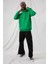 Erkek Stay Oversize Zümrüt Yeşili Hoodie Sweatshirt 2