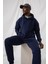 Erkek Stay Oversize Lacivert Hoodie Sweatshirt 2