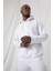 Erkek Stay Oversize Beyaz Hoodie Sweatshirt 1