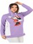 Kadın Kapüşonlu Baskılı Sweatshirt 2