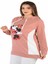 Kadın Kapüşonlu Baskılı Sweatshirt 3