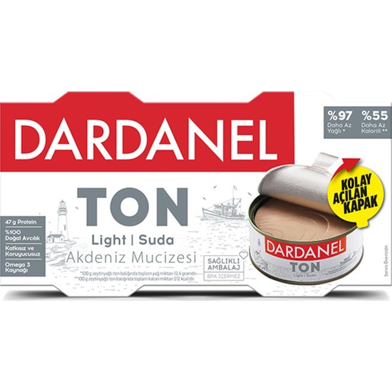 Dardanel Ligtht Ton Balığı 2x150 Gr Fiyatı Taksit Seçenekleri 