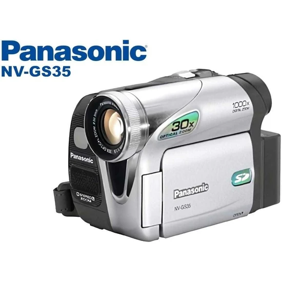 Panasonic NV-GS35 Mini Dv 1000X Zoom Video Kamera Nostalji