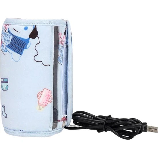 Tashow Bileçi Biliçi USB USB Seyahat Eden Çanta Bek Biberon Soğutucu Gezi Yeni Doğan Mavi (Yurt Dışından)