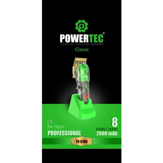 Powertec TR-8700 Profesyonel Saç Kesim Makinesi