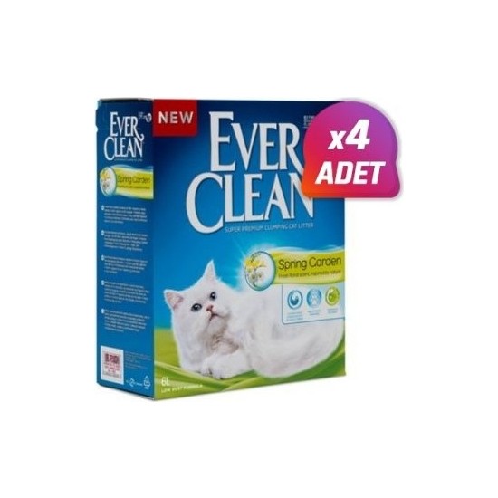 Spring Cleaner Ever Ever Clean 4 Adet - Ever Clean Spring Garden Kedi Kumu 6 Lt Fiyatı