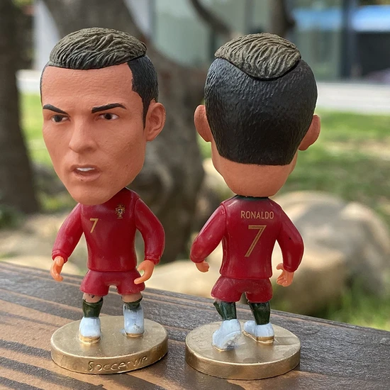 Digital Home Futbol Dünya Kupası Portekiz 7 Cristiano Ronaldo Futbolcu Figür Oyuncak - Kırmızı (Yurt Dışından)