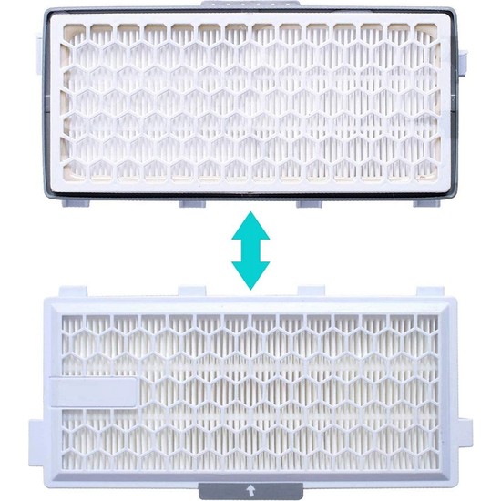 2 Filtri HEPA Per Miele SF-HA 50 - Ricambio Per Aspirapolvere Miele Complete C2 C3 Compact - Foto 2