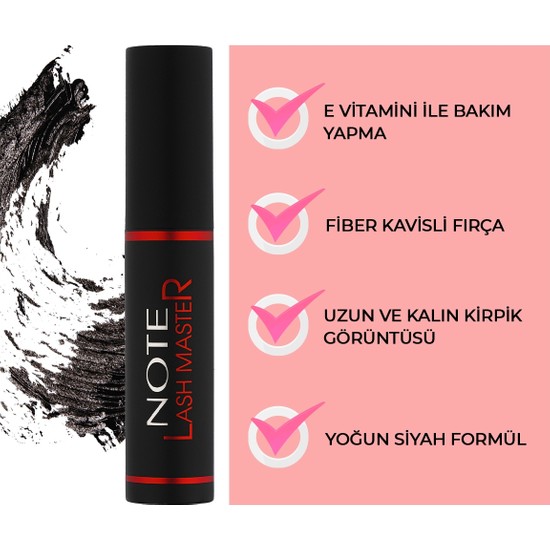 Note Mascara Lash Master Fiyatı, Taksit Seçenekleri ile Satın Al