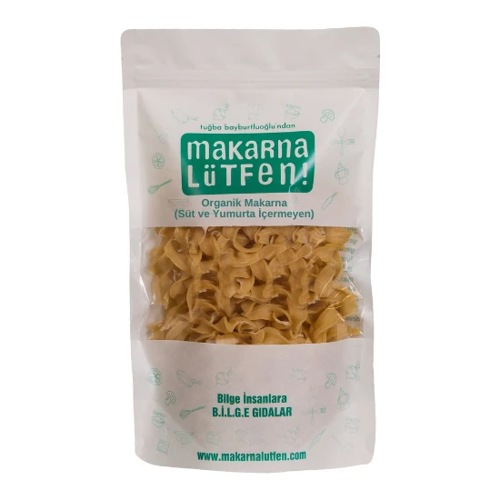 Makarna Lütfen Organik Makarna (Süt ve Yumurta İçermeyen-200 g)