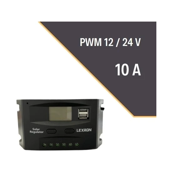 Lexron 10A Pwm Şarj Kontrol Cihazı