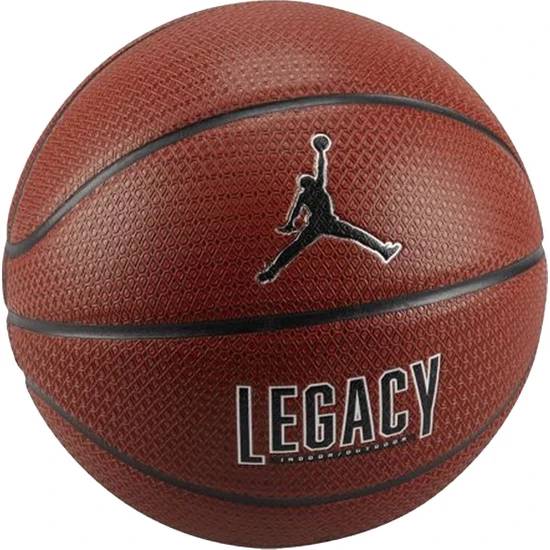 Nike Jordan Legacy 2.0 8p Deflated Amber/black/metallıc Silver/bl Basketbol Topu J.100.8253.855.07 J.100.8253.855.070961